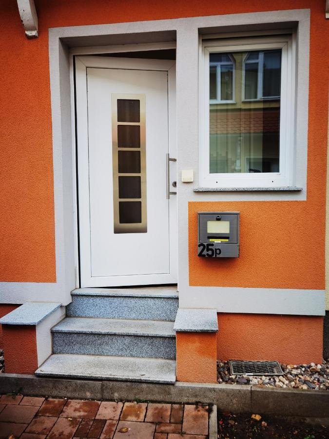 Modernes Behagliches Haus Mit Kamin, Terrasse Und Garten Magdeburg Exteriör bild